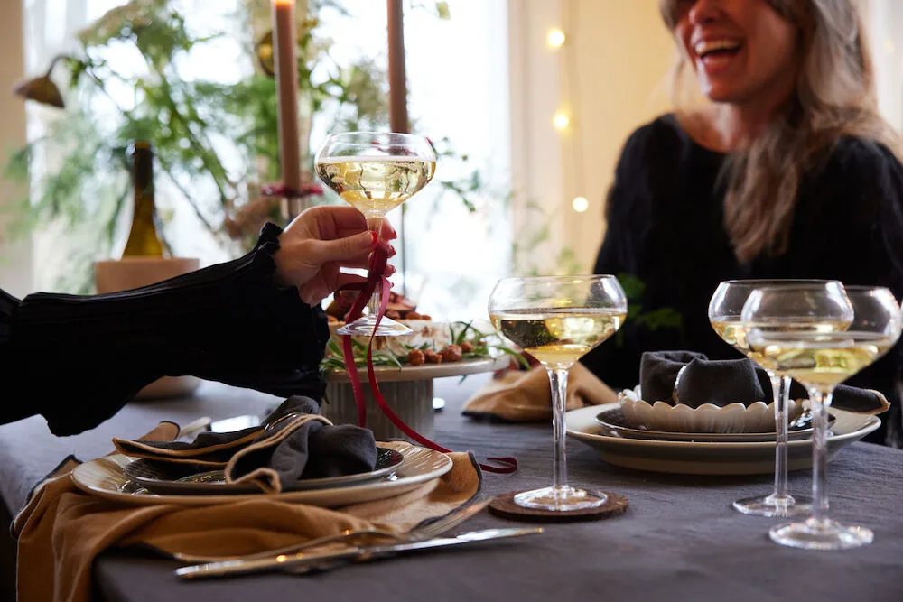 Edith servet 45x45 cm 2-pack, Grijs Sagaform