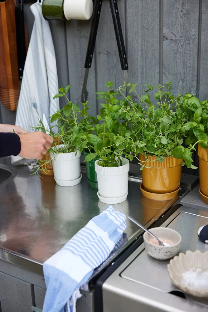 Elise kruidenpot Ø11 cm, Wit Sagaform