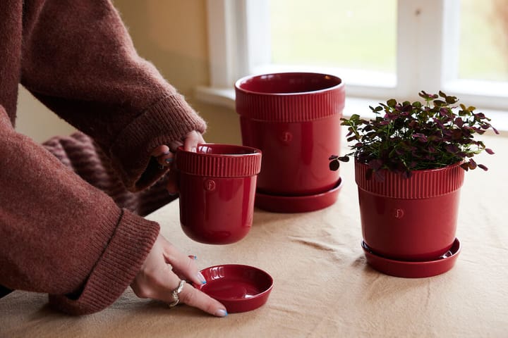 Elise pot M Ø17 cm, Bordeauxrood Sagaform