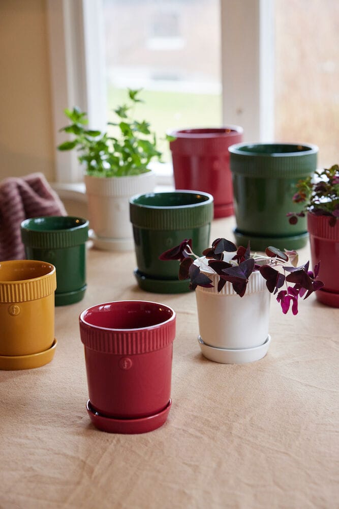 Elise pot M Ø17 cm, Bordeauxrood Sagaform