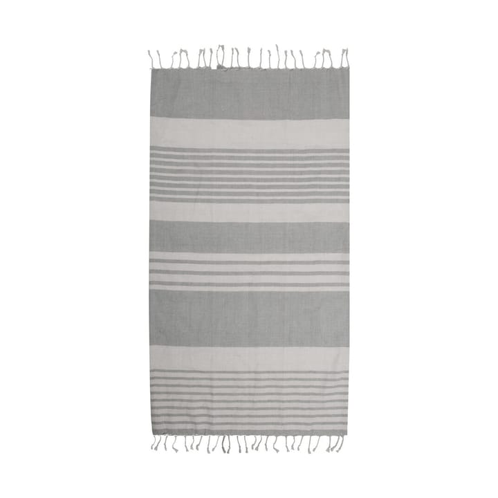 Ella hamam gestreepte badhanddoek 145x250 cm - Grijs - Sagaform