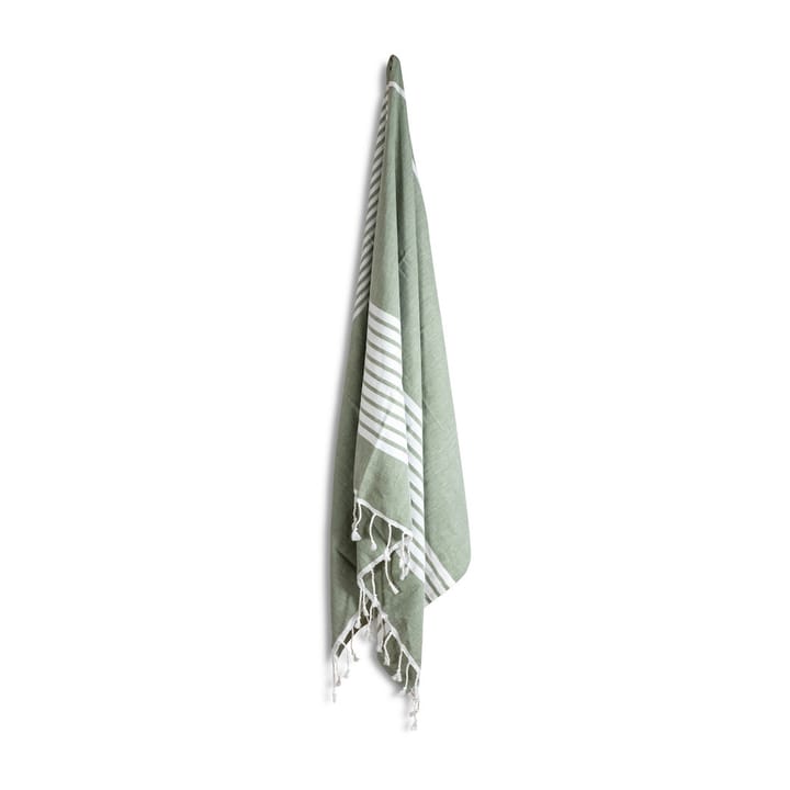 Ella Hamam handdoek 90x170 cm - Groen - Sagaform