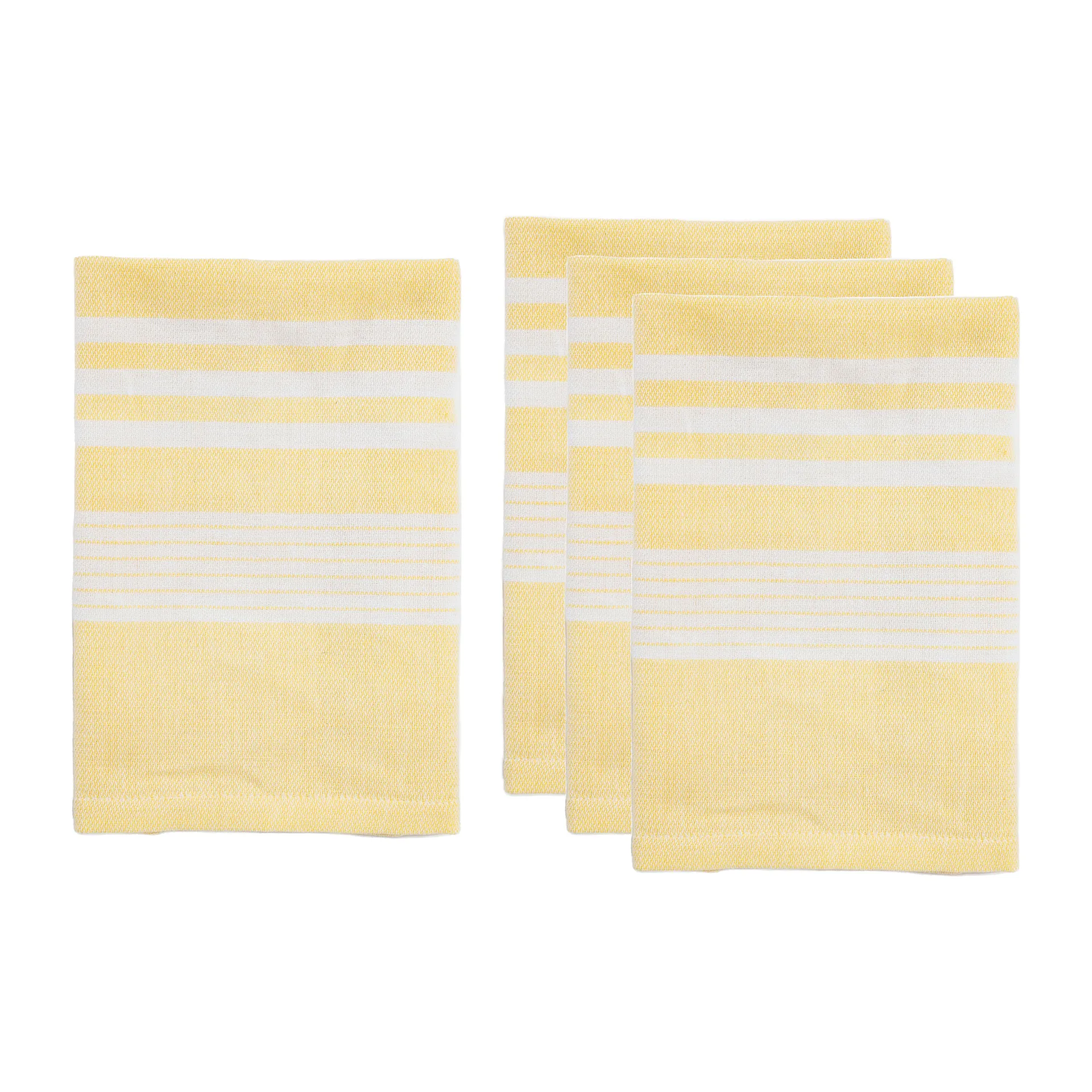 Ella Hamam stoffen servet 4-pack, Geel Sagaform