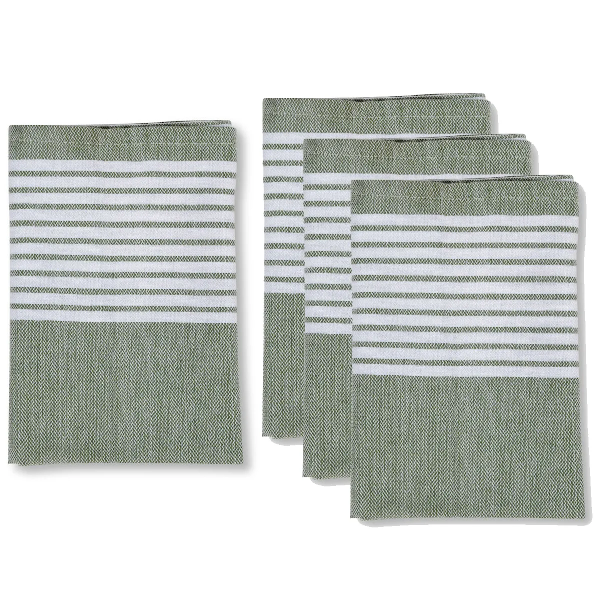 Ella Hamam stoffen servet 4-pack, Groen Sagaform