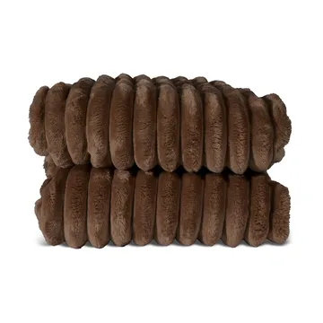 Esther fleeceplaid - Donkerbruin - Sagaform