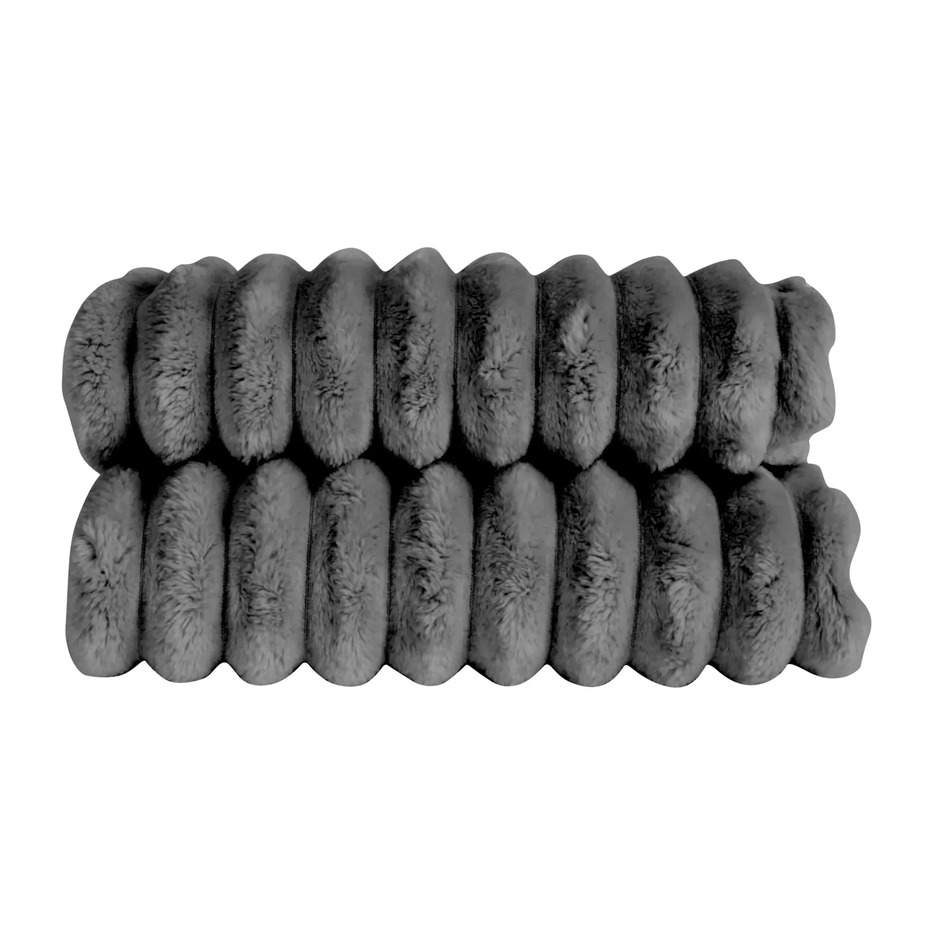 Esther fleeceplaid, Grijs Sagaform