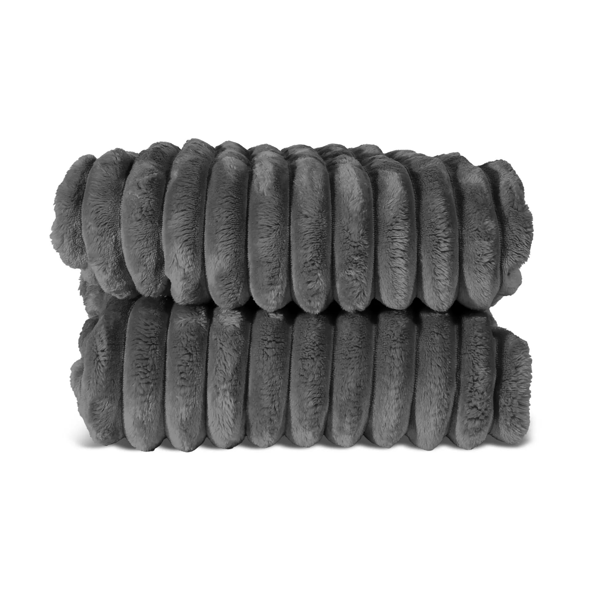 Esther fleeceplaid, Grijs Sagaform