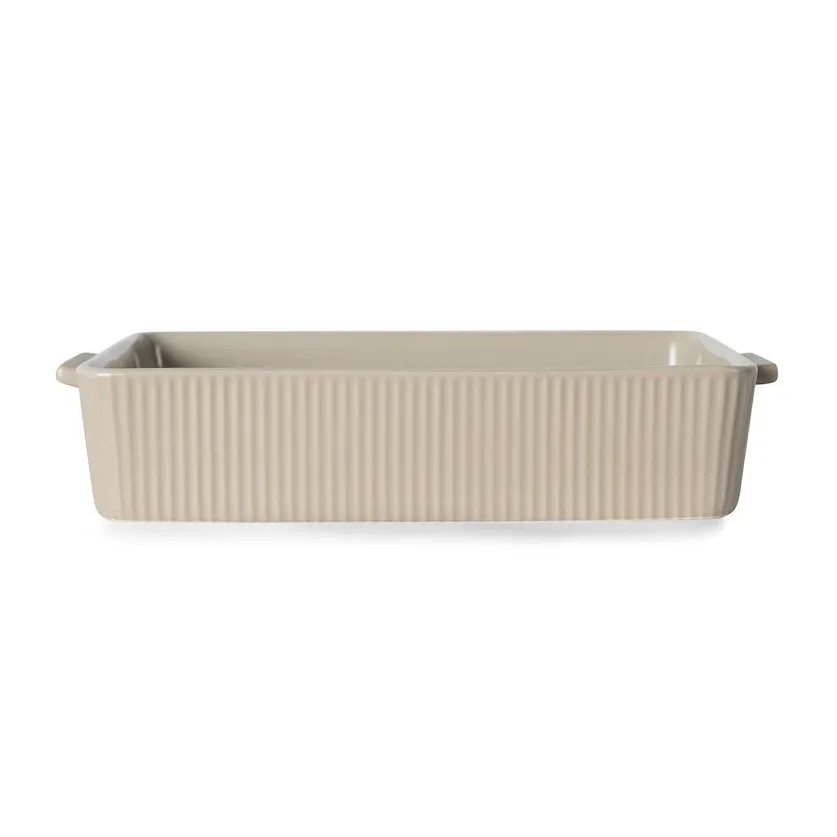 Sagaform Flora ovenschaal beige 29,5x18,5 cm