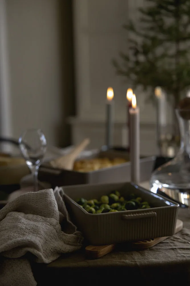 Flora ovenschaal beige, 36x23 cm Sagaform