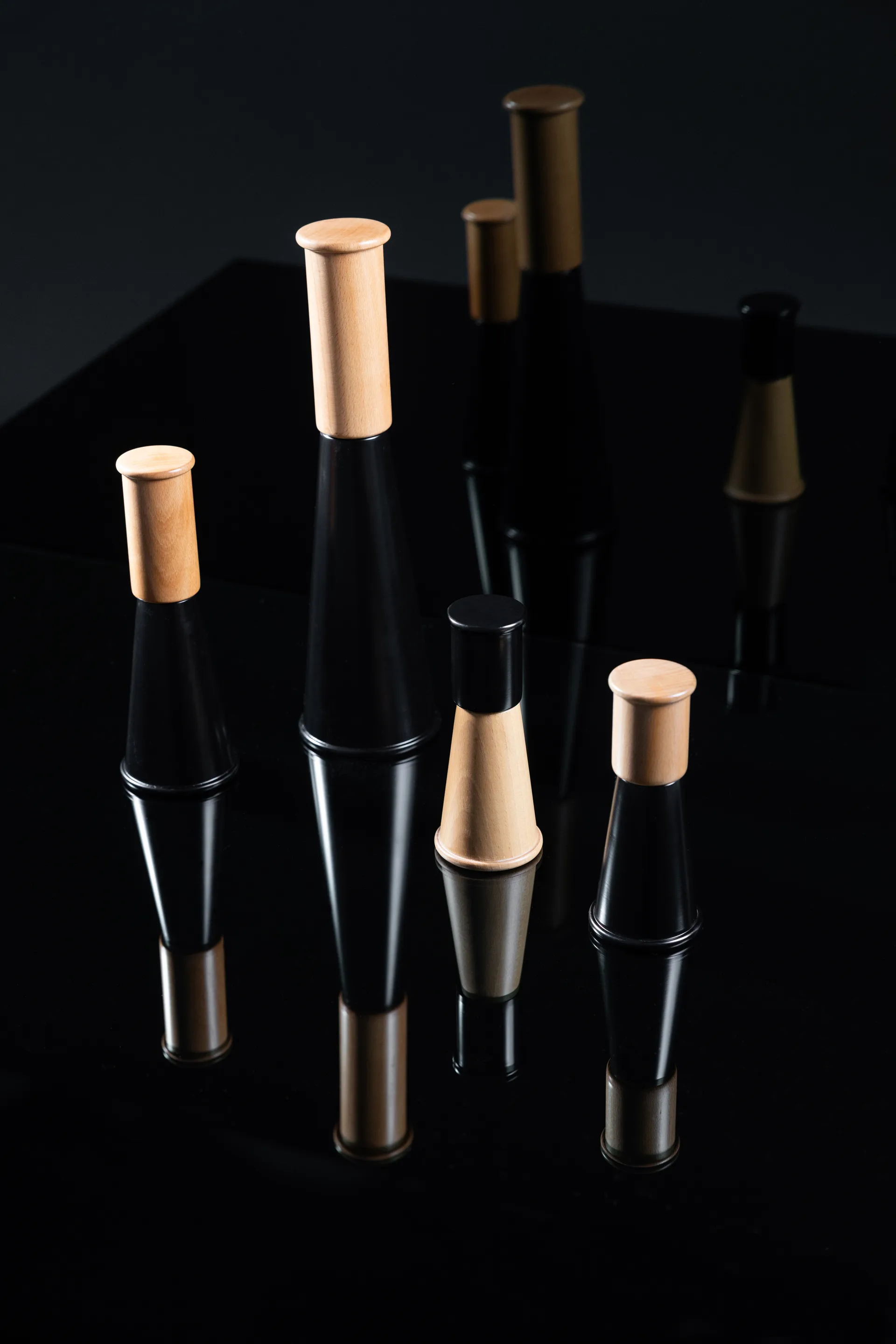 Gurken zout- en pepermolen groot 32 cm, Zwart-bruin Sagaform