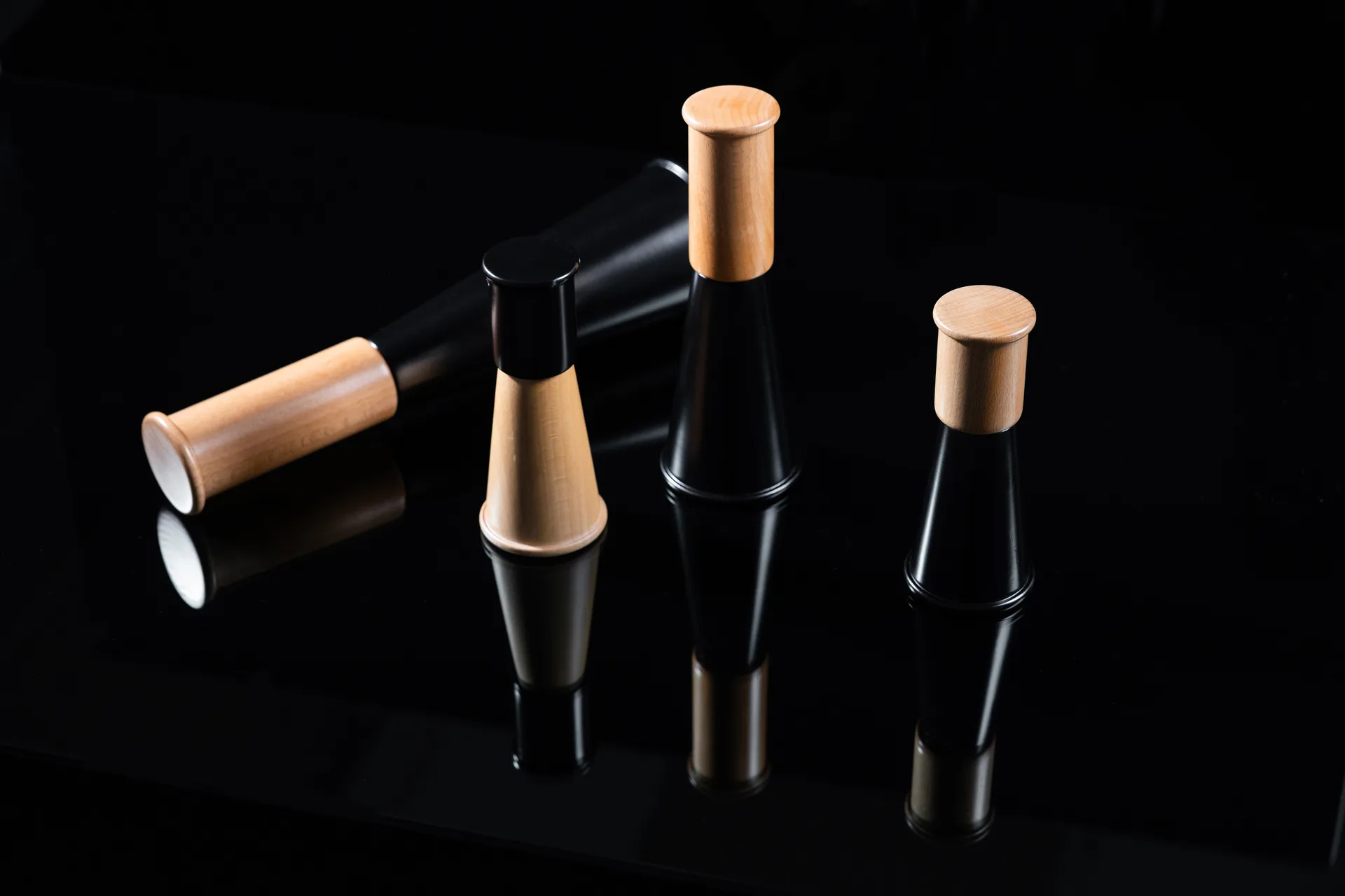 Gurken zout- en pepermolen groot 32 cm, Zwart-bruin Sagaform