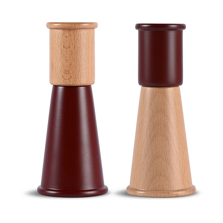 Gurken zout- en pepermolen klein 2 delen - Rood-bruin - Sagaform