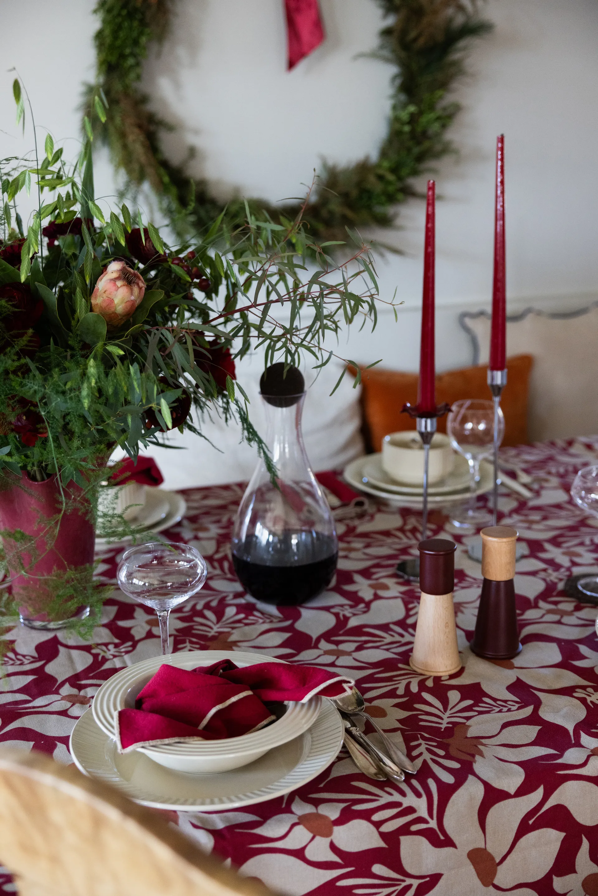 Gurken zout- en pepermolen klein 2 delen, Rood-bruin Sagaform