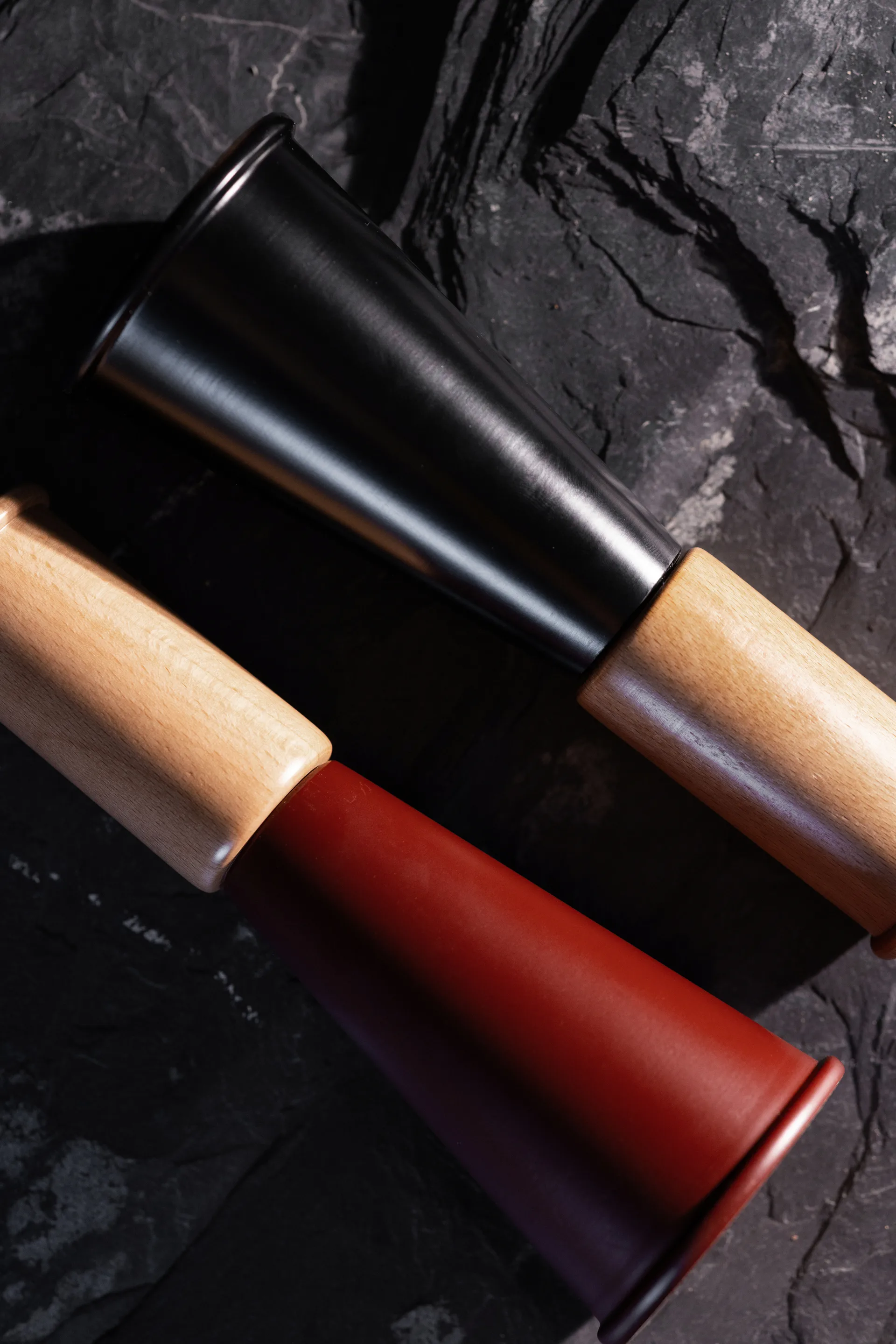 Gurken zout- en pepermolen medium 20,5 cm, Rood-bruin Sagaform