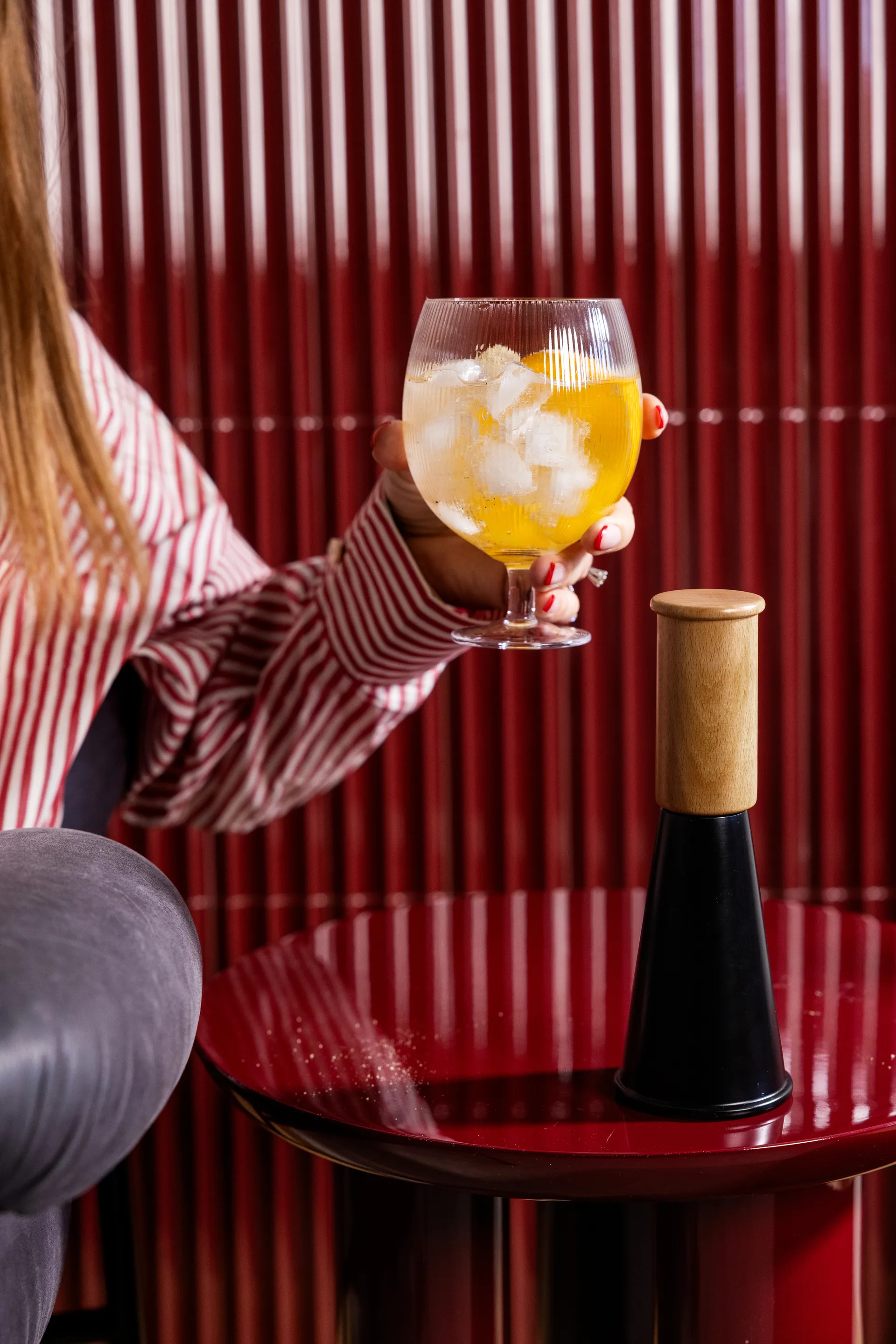 Gurken zout- en pepermolen medium 20,5 cm, Zwart-bruin Sagaform