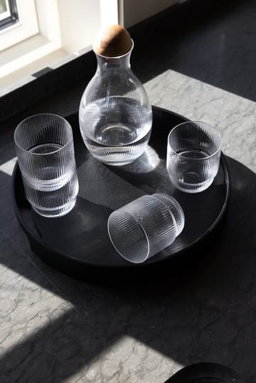 Hanna dienblad rond Ø35 cm - Zwart - Sagaform