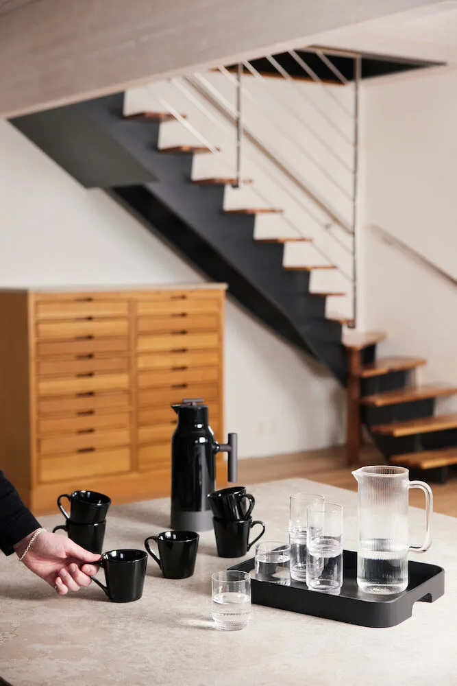 Hanna dienblad, Zwart Sagaform