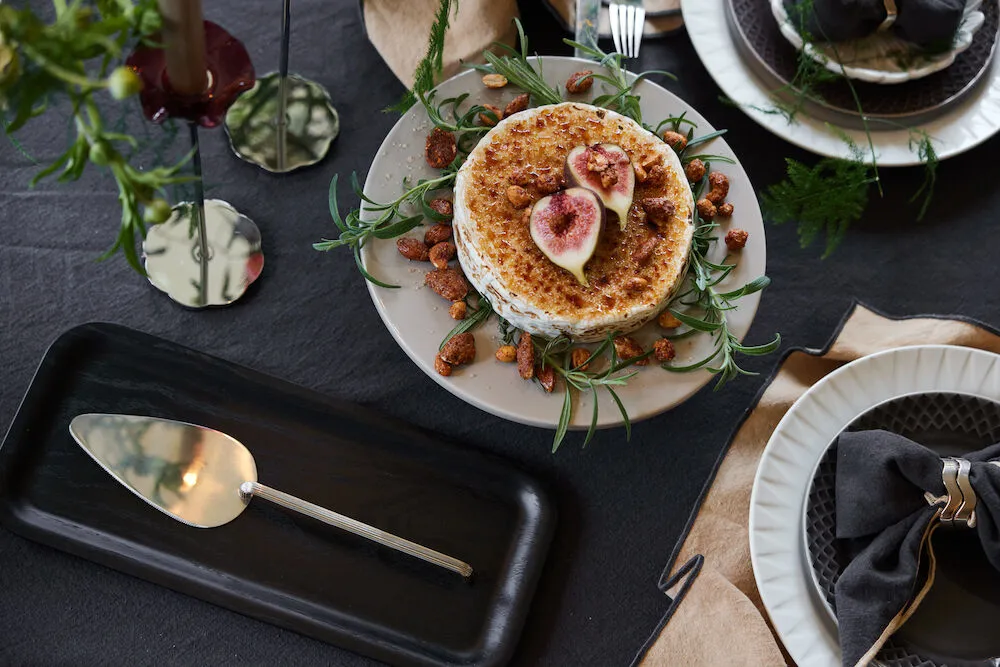 Hanna lange schaal 34x15 cm, Zwart Sagaform