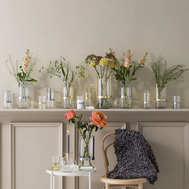 Hold vaas, Zilver Sagaform