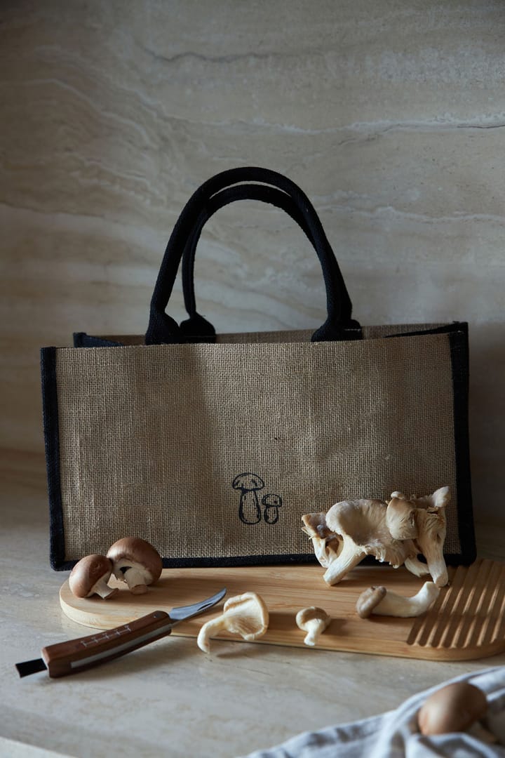 Karl-Johan champignonmes en tassenset, Beige-zwart Sagaform