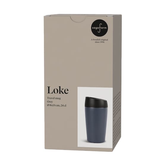 Loke reismok 24 cl, Grijs Sagaform