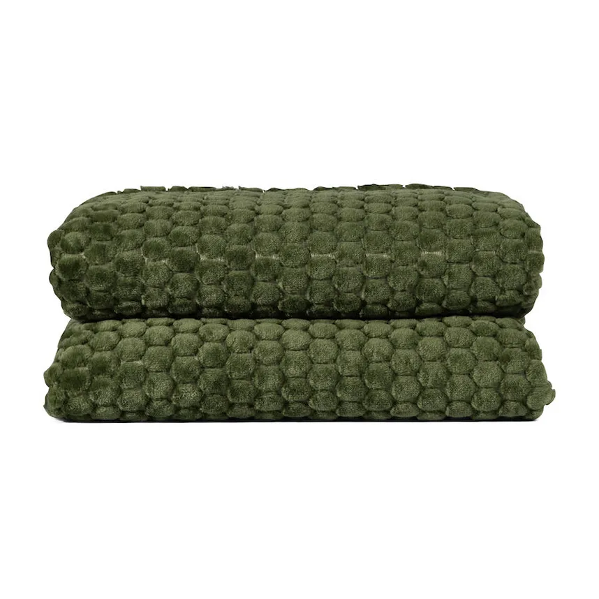 Maja fleeceplaid, Groen Sagaform