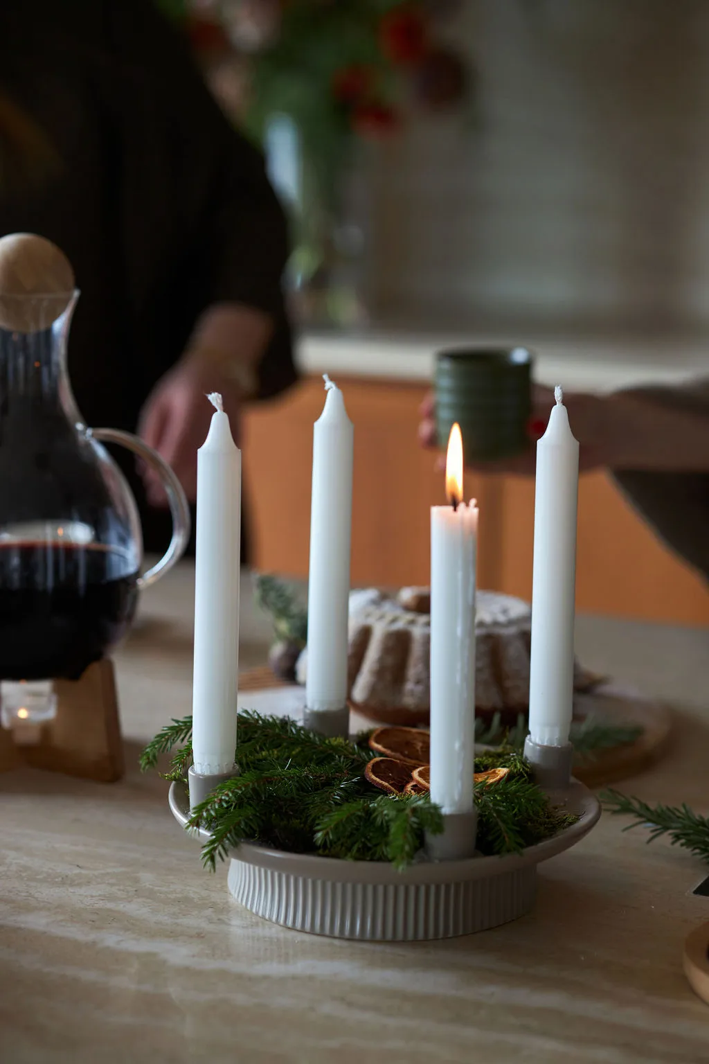 Maria kandelaar, Beige Sagaform