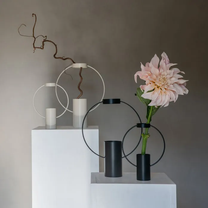 Moon vaas 21 cm, Zand Sagaform