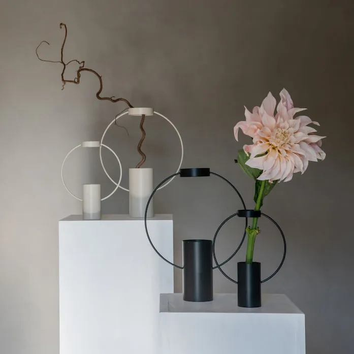 Moon vaas 30 cm, Zand Sagaform