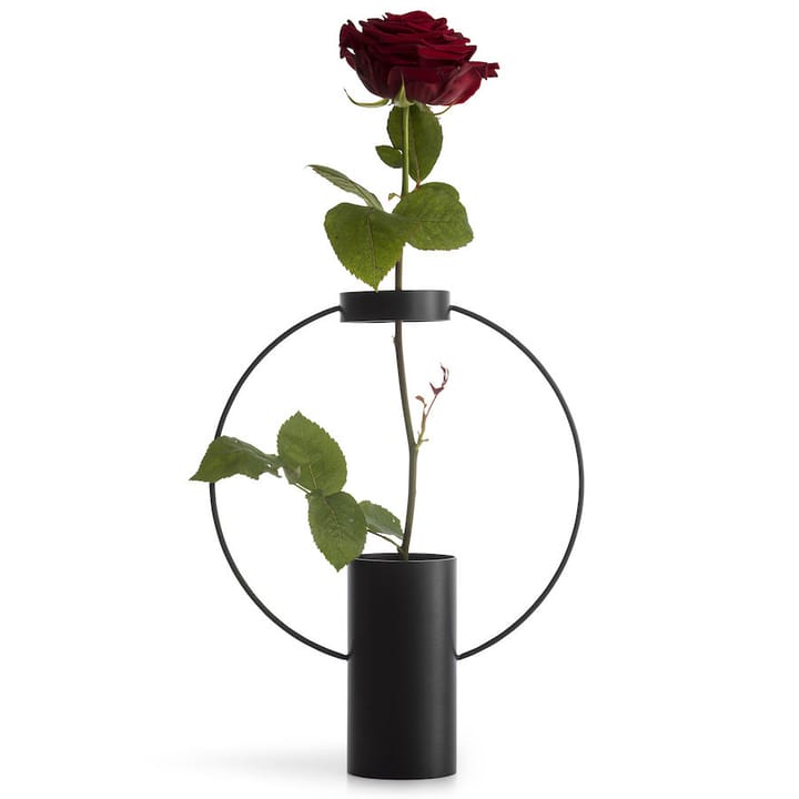 Moon vaas 30 cm, Zwart Sagaform