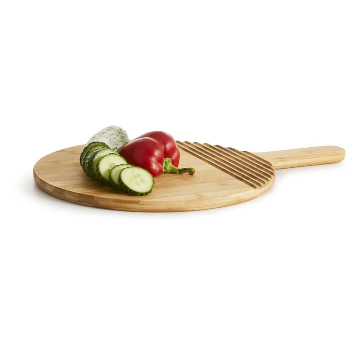 Nature ronde snijplank bamboe met handvat, Ø30 cm Sagaform