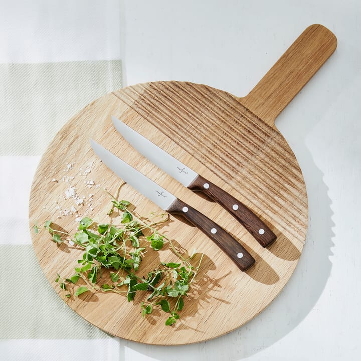 Nature ronde snijplank bamboe met handvat, Ø30 cm Sagaform