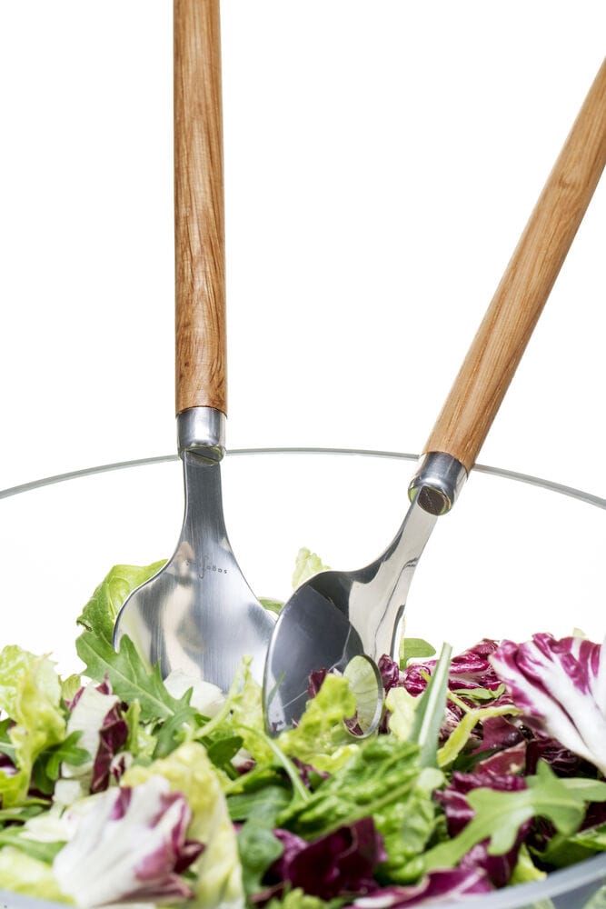 Nature saladebestek 2-pack, Eiken Sagaform
