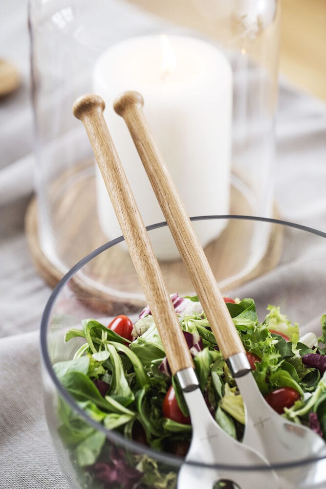 Nature saladebestek 2-pack, Eiken Sagaform