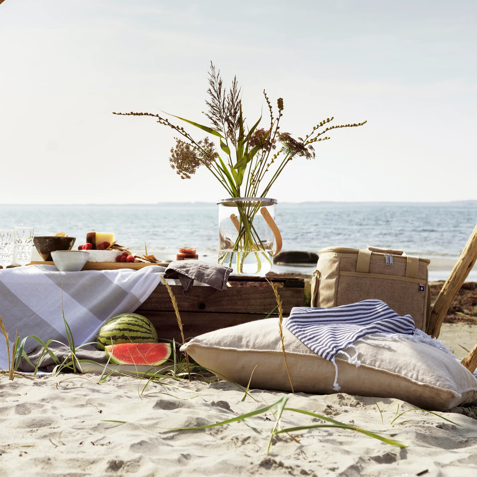 Nature windlicht met handgreep, Eikenhout Sagaform