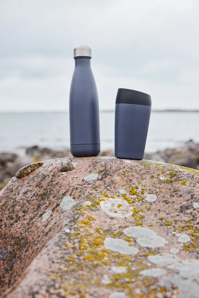 Nils stalen fles 50 cl, Grijs Sagaform