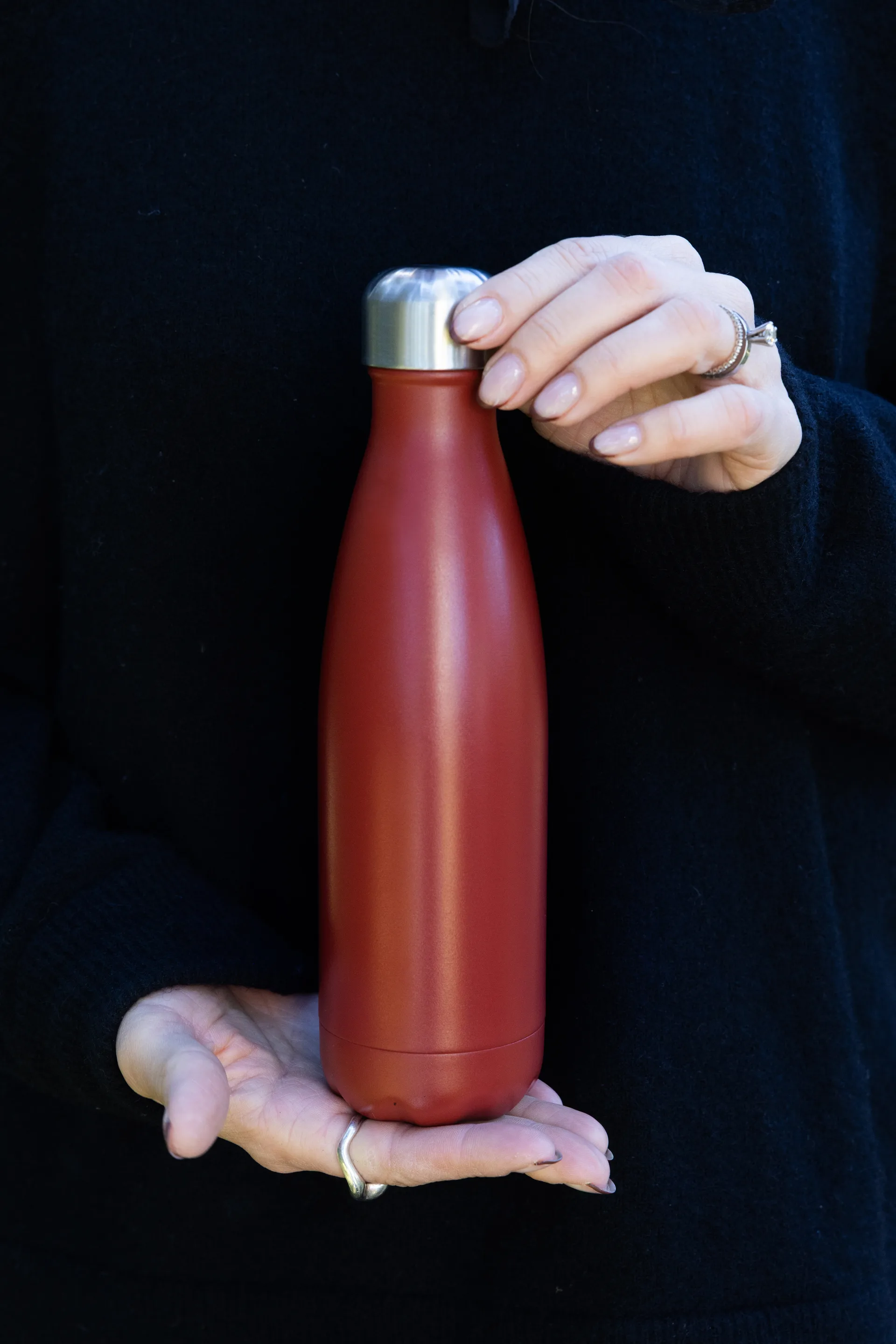 Nils stalen fles 50 cl, Rood Pantone Sagaform