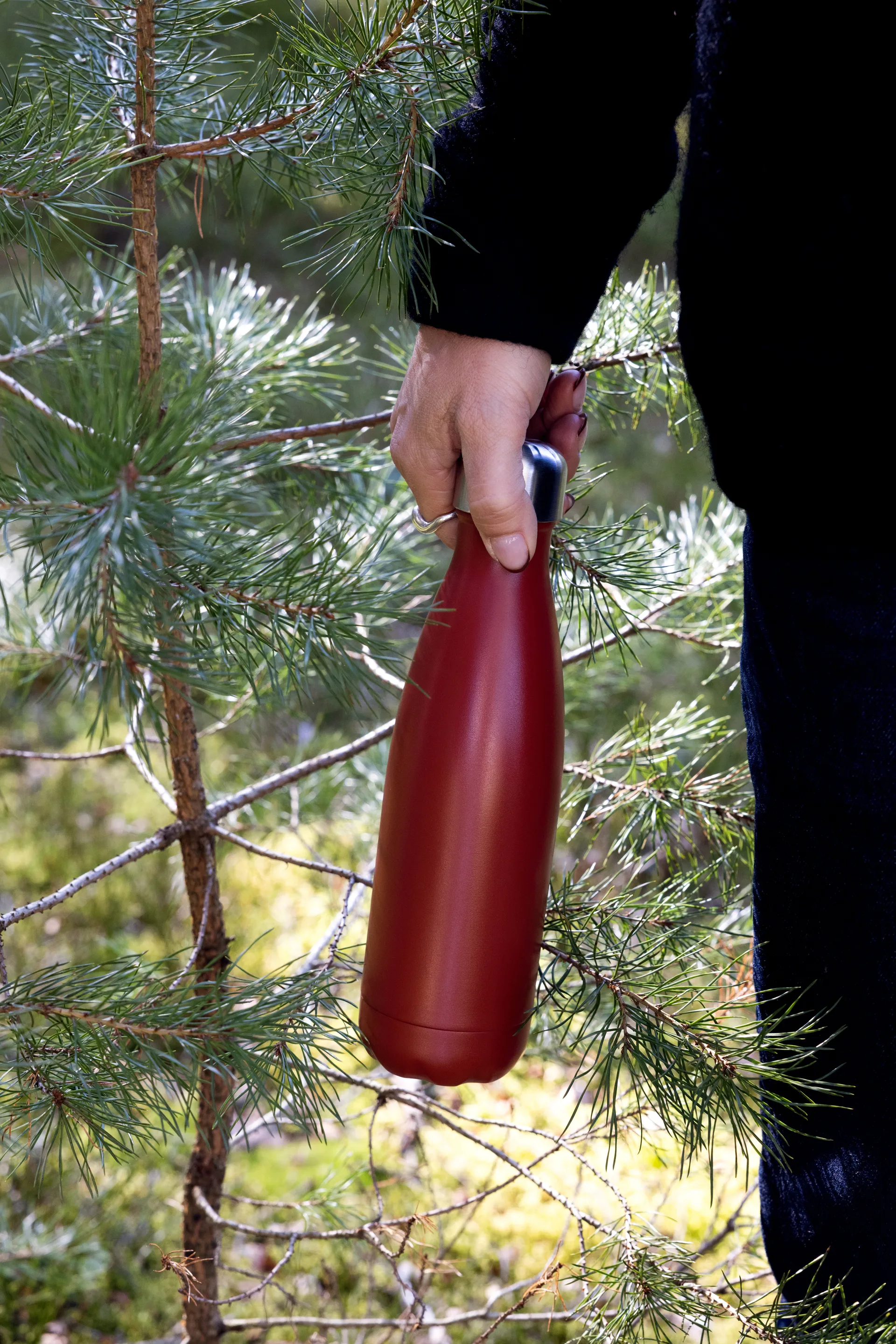 Nils stalen fles 50 cl, Rood Pantone Sagaform