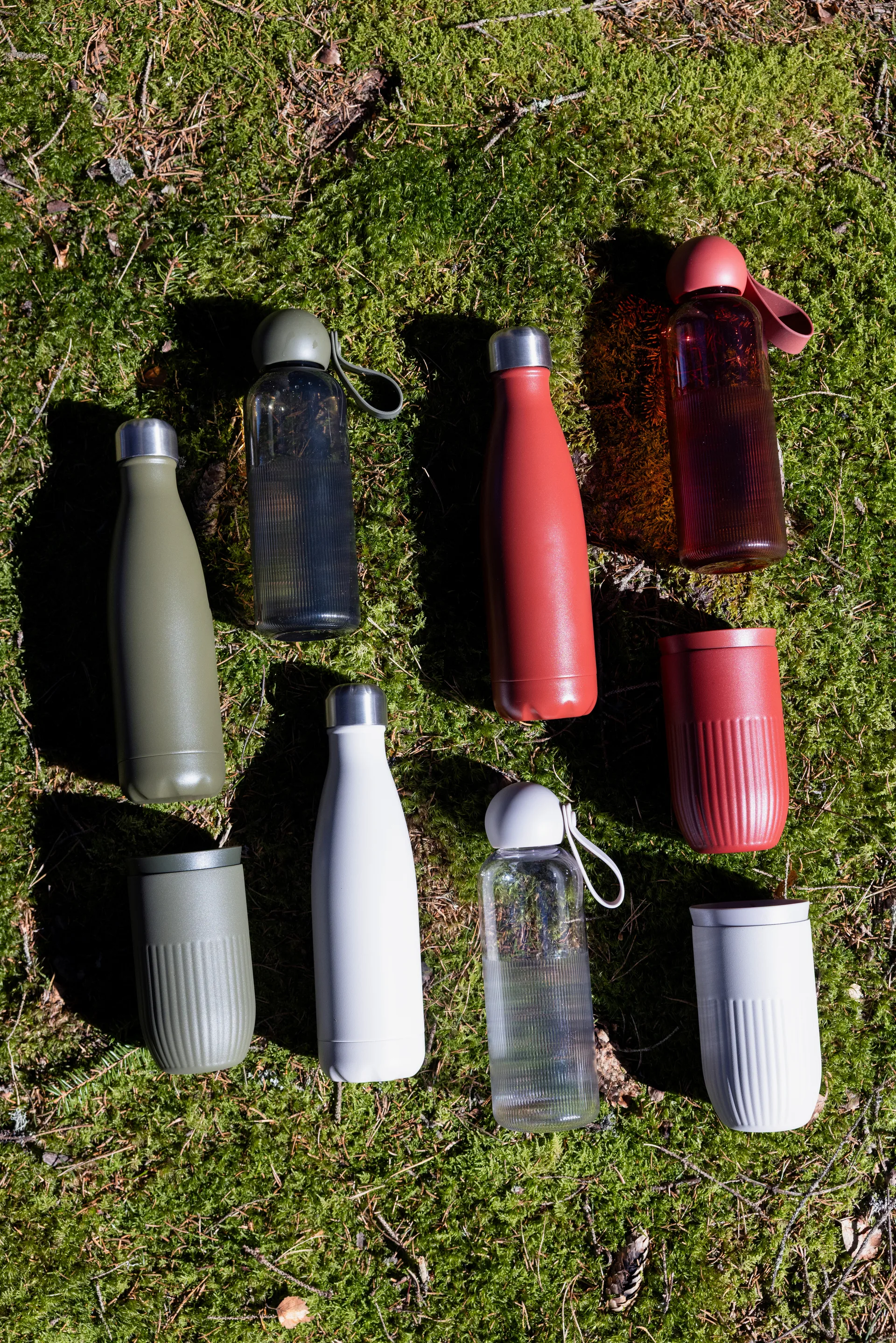 Nils stalen fles 50 cl, Rood Pantone Sagaform