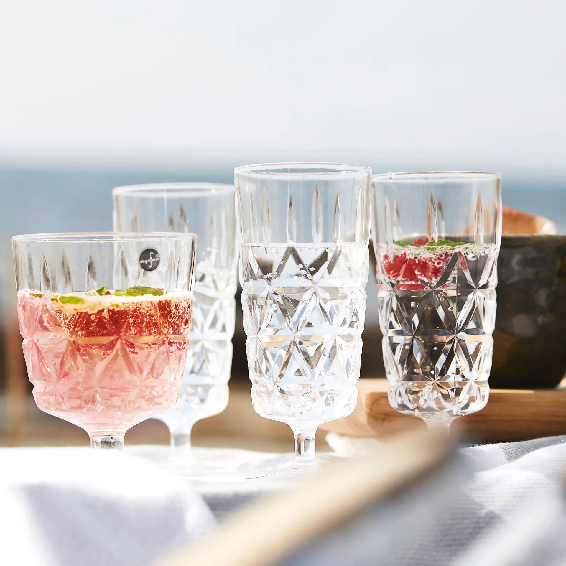 Picknick champagneglas 4-pack, 4-pack Sagaform