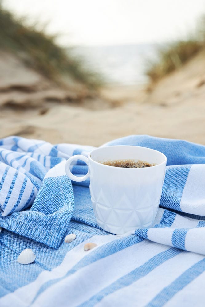 Picknick koffiekop 4-pack, Wit Sagaform