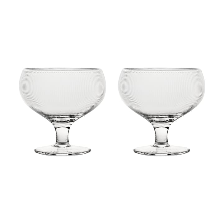 Sagaform Blanka champagnecoupe 30 cl 2-pack - Helder - Sagaform