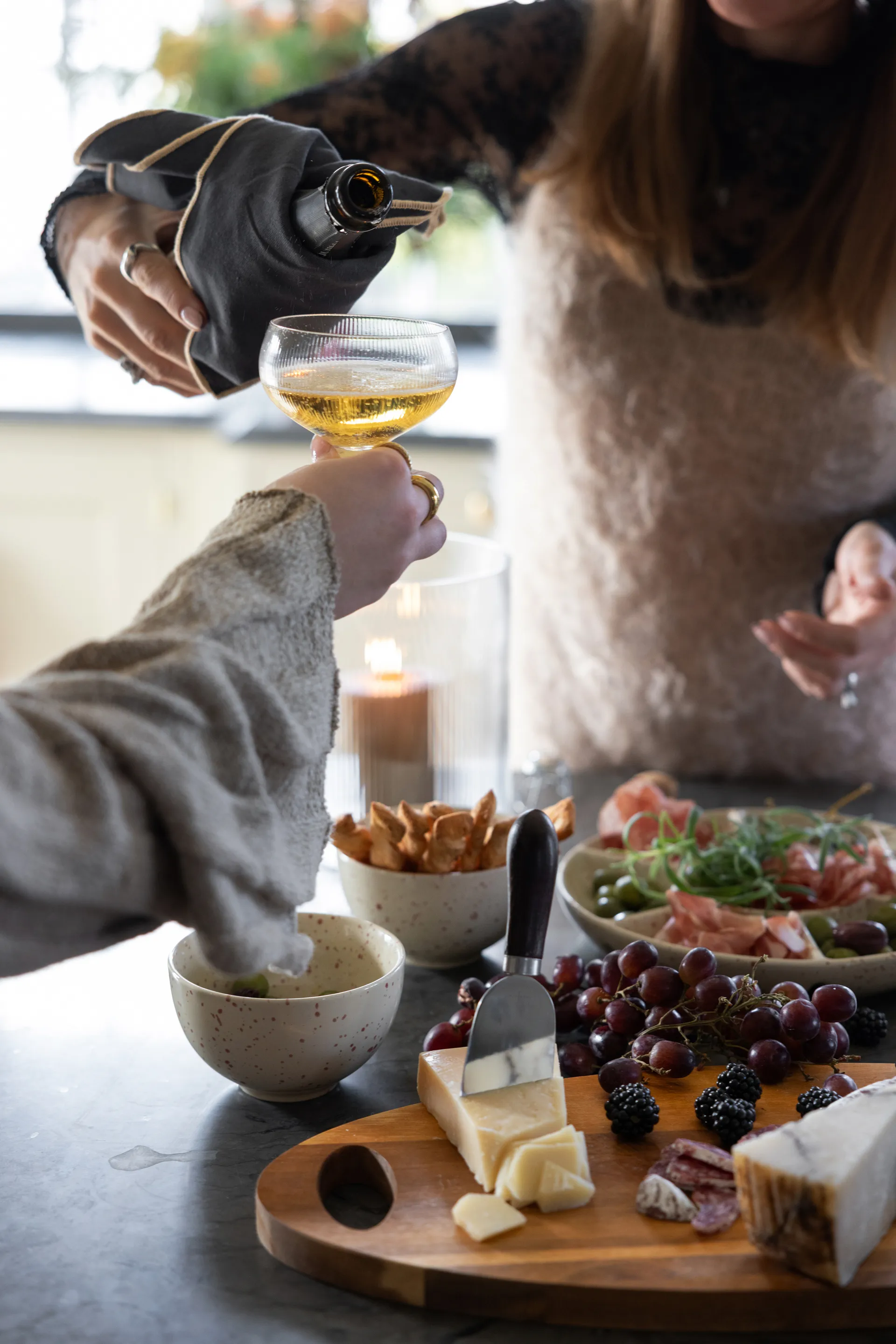 Sagaform Blanka champagnecoupe 30 cl 2-pack, Helder Sagaform