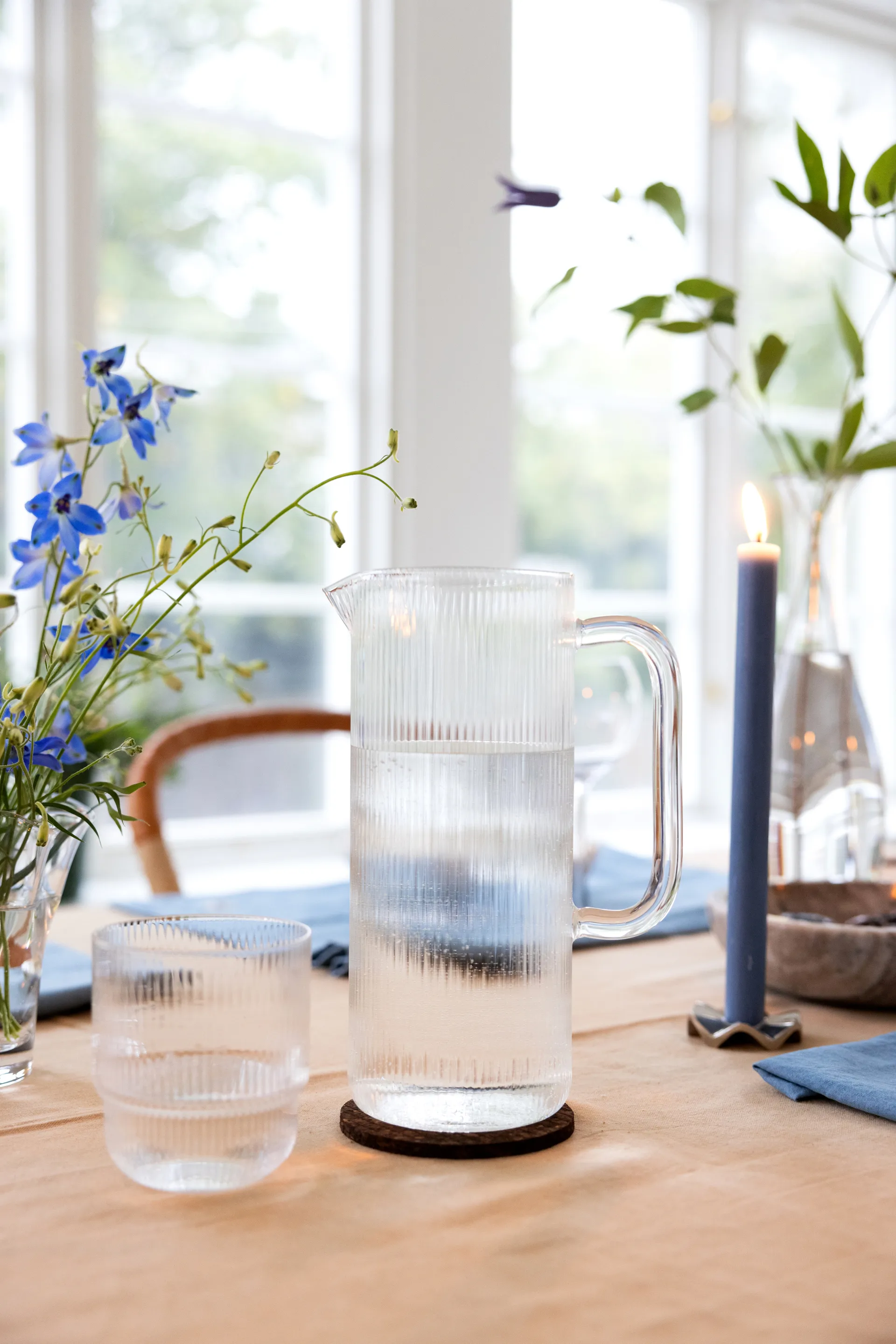 Sagaform blanke waterglazen 4-pack, Helder Sagaform