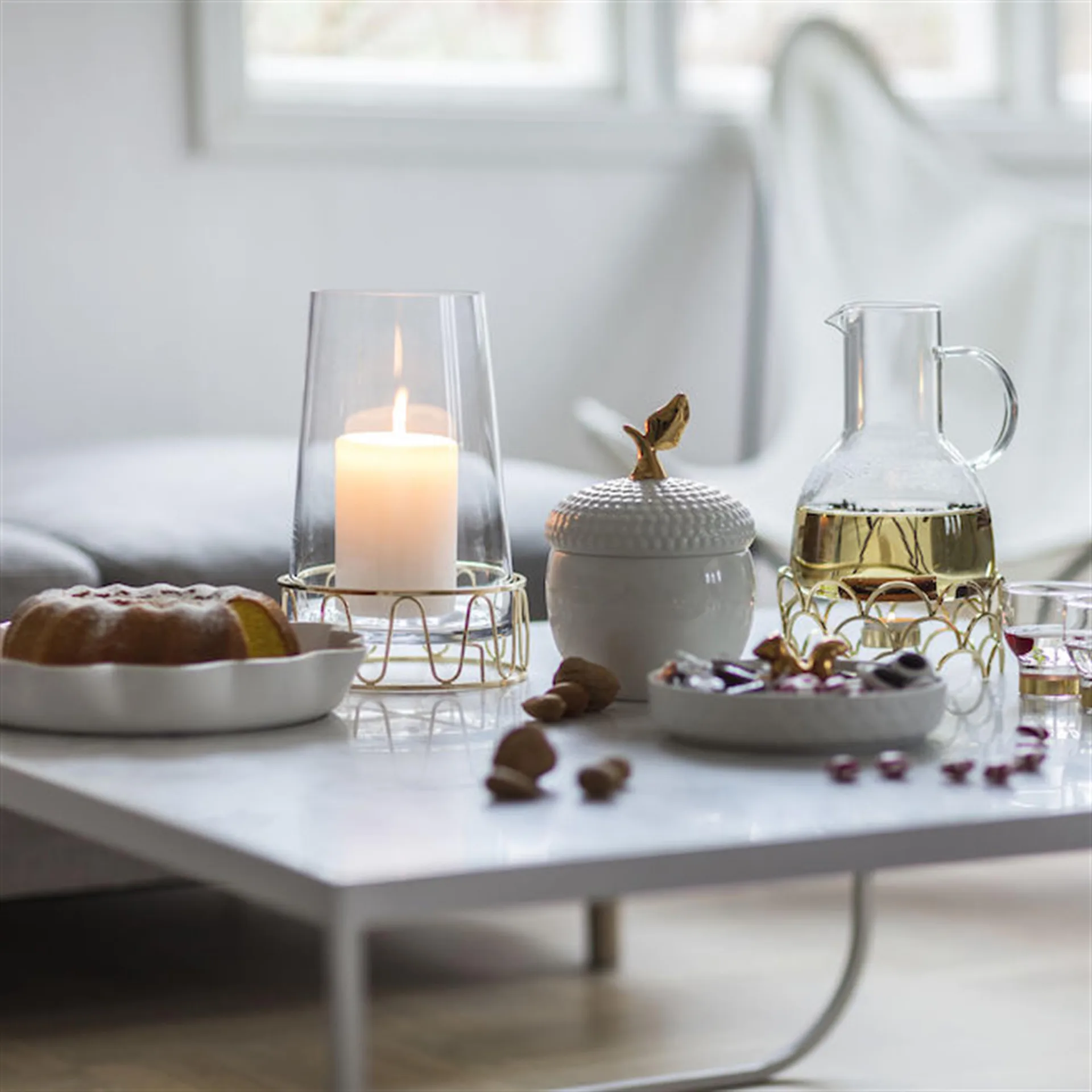 Sagaform schaal eikel met deksel, 70 cl. Sagaform