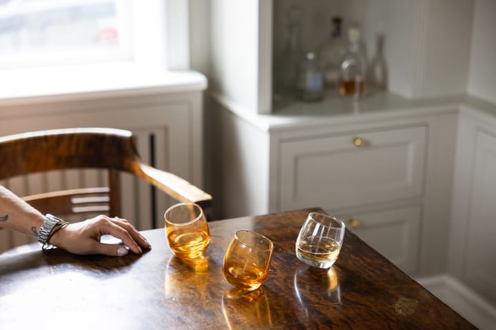 Sagaform tumblers met afgeronde bodem 30 cl 6-pack, Amber Sagaform