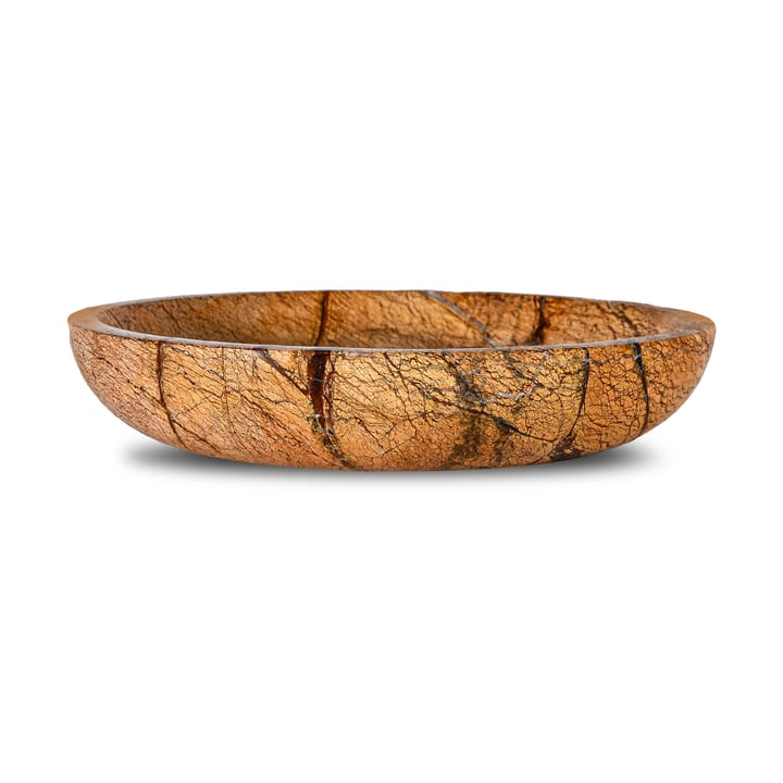 Sten schaal groot Ø28 cm - Bruin bosmarmer - Sagaform