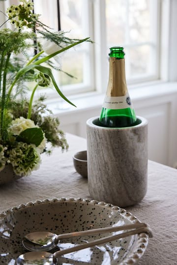 Sten wijnkoeler Ø12,5 cm - Travertijn - Sagaform