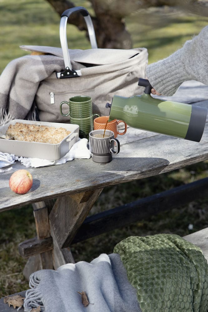 Ulle wollen plaid - Beige-bruin - Sagaform