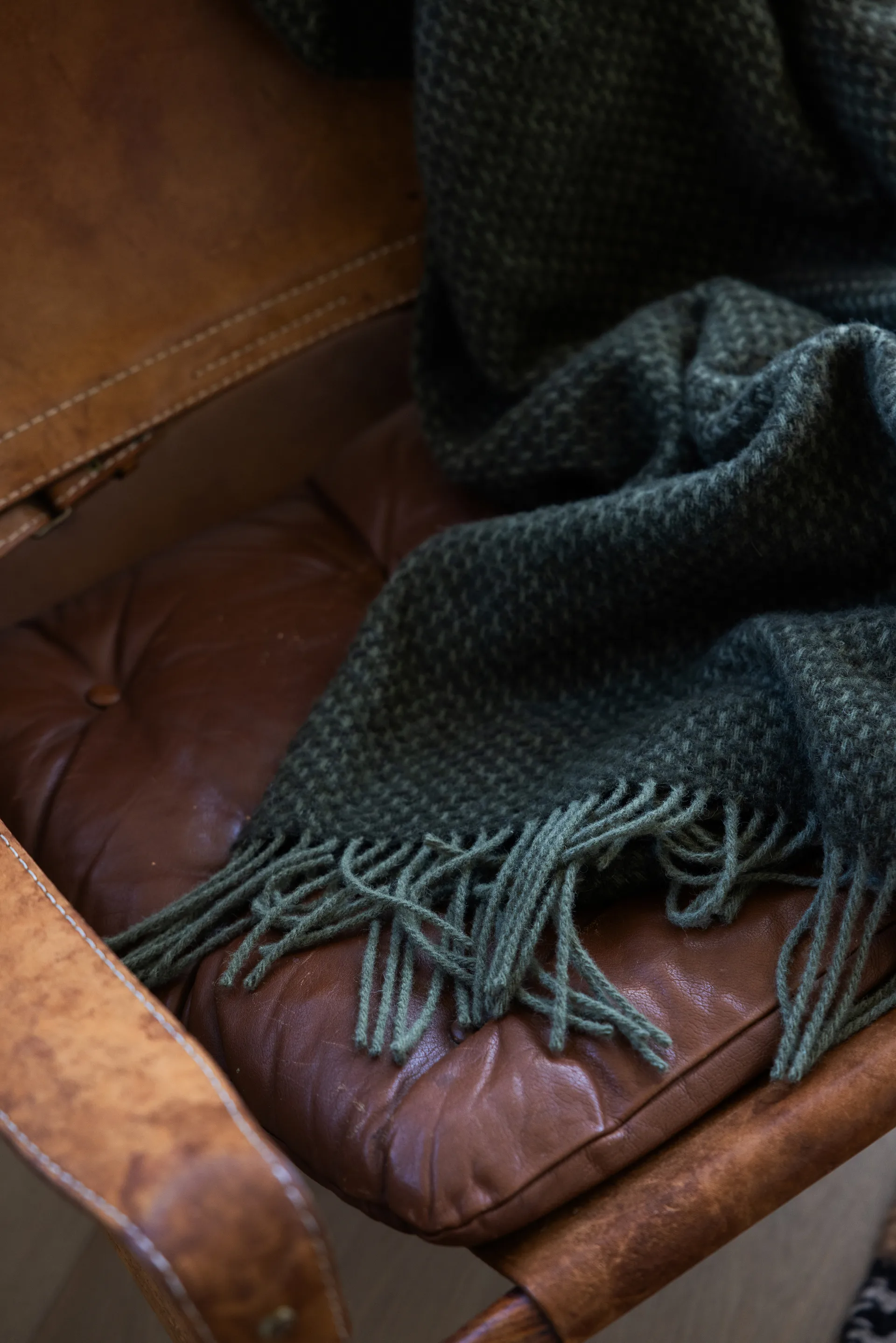 Ulli deken 130x170 cm, Groen Sagaform